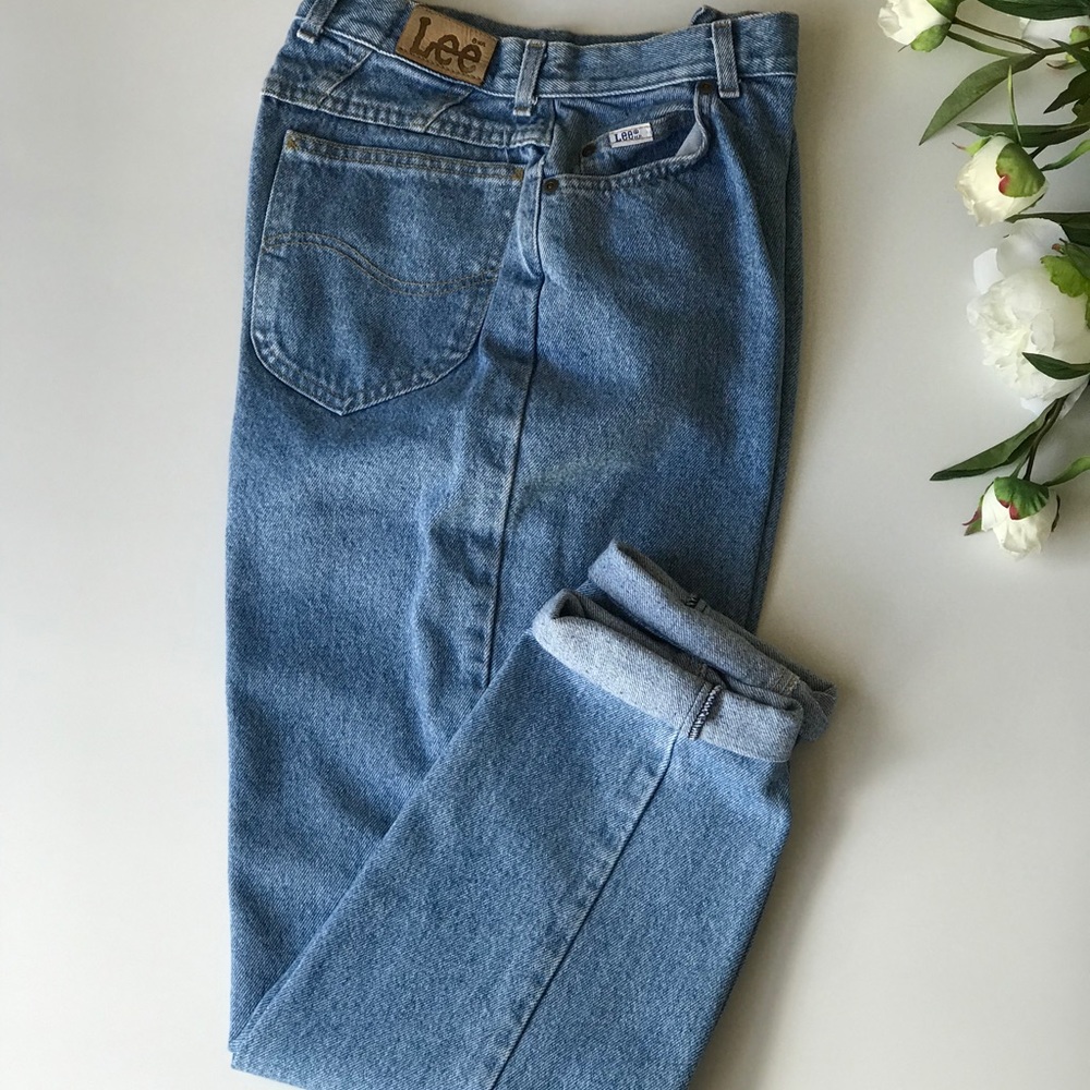 VTG Lee High Waisted Mom Jeans